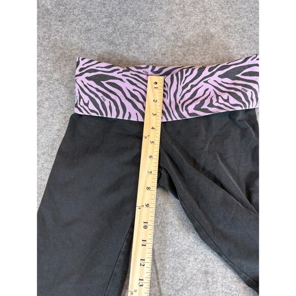 Pink Victoria's Secret Leggings Womens XS Black Purple Yoga Gym Workout Training - Picture 5 of 7